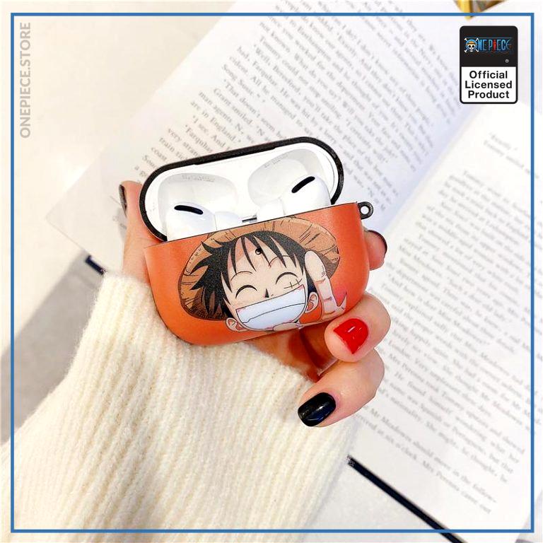 One Piece Anime AirPod Pro Case Smiling Luffy Official Merch One