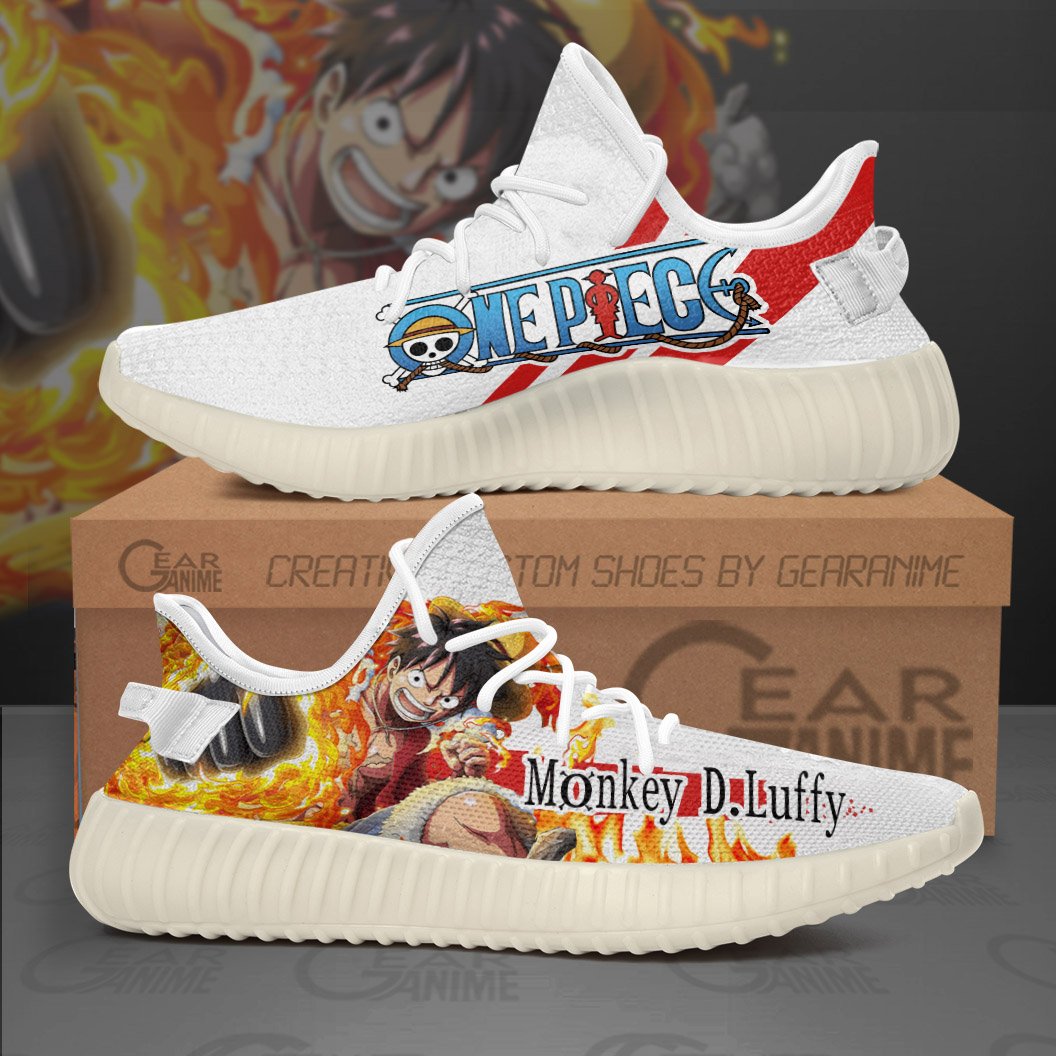 Intention heaven Embezzle One Piece Shoes: Character Scale Mokey D Luffy Yeezy Shoes | One Piece Store