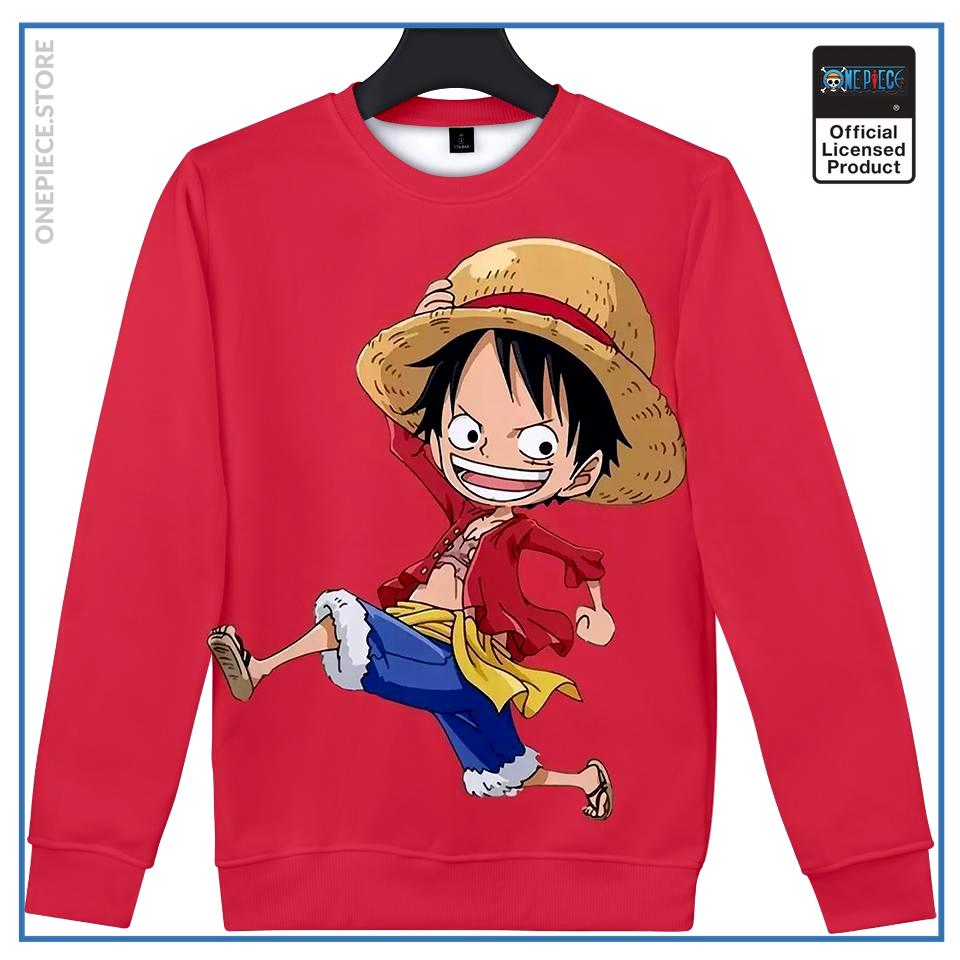 Luffy Cute Face Anime Christmas One Piece Shirt