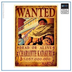 One Piece Wanted Poster Charlotte Katakuri Bounty OP1505 Titre par défaut Officiel One Piece Merch