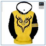 One Piece Hoodie  Corazon Jolly Roger OP1505 S Official One Piece Merch