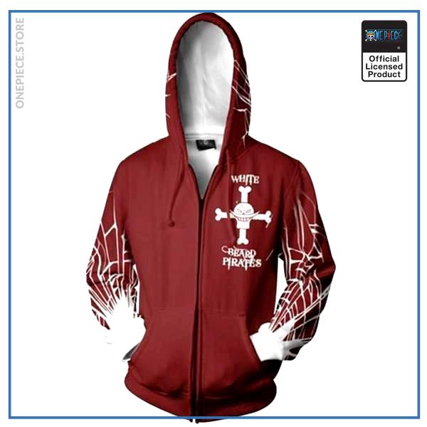 One Piece Hoodie  Whitebeard Pirates OP1505 S Official One Piece Merch