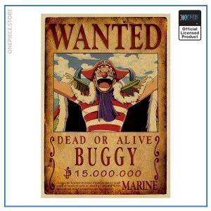 One Piece Wanted Poster  Buggy Bounty OP1505 Default Title Official One Piece Merch