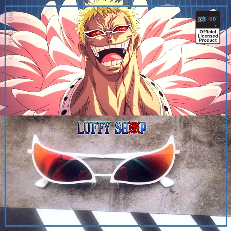 One Piece Donquixote Doflamingo Cosplay Sunglasses - AliExpress