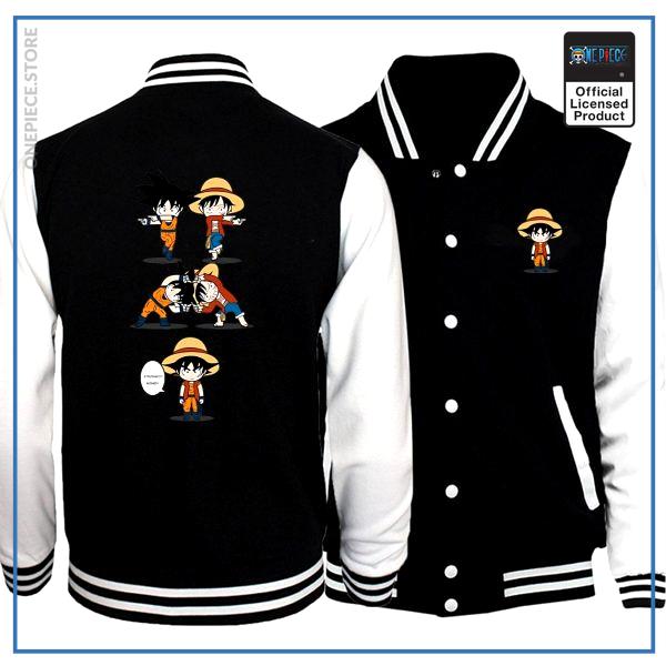 One Piece Varsity Jacket  Goku & Luffy Fusion OP1505 S Official One Piece Merch