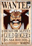 One Piece Wanted Poster  Gol D. Roger Bounty OP1505 21cm X 30cm Official One Piece Merch