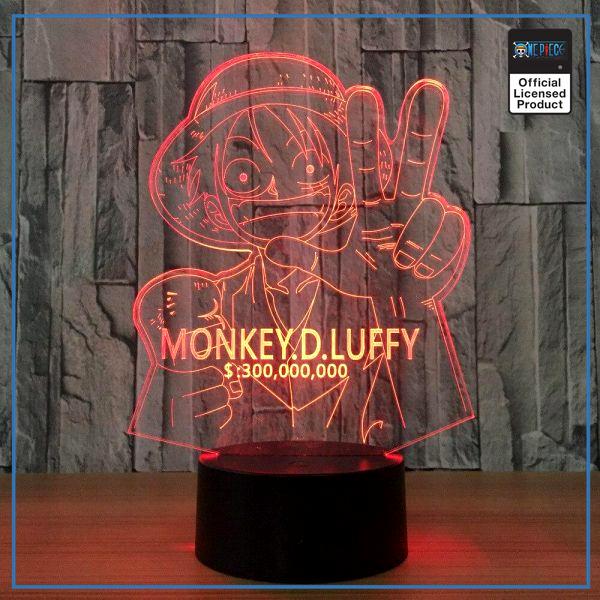 img 0 Japon une pi ce Luffy 7 couleur lampe 3D visuel LED veilleuses pour enfants cadeau tactile - One Piece Store
