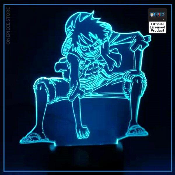 img 2 3D LED veilleuse Anime une pi ce Luffy lampe de Table USB 7 couleurs atmosph res - One Piece Store