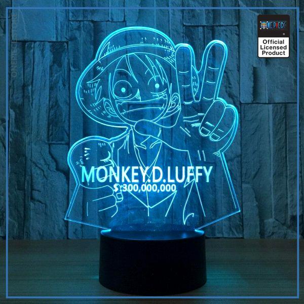 img 2 Japon une pi ce Luffy 7 couleur lampe 3D visuel LED veilleuses pour enfants cadeau tactile - One Piece Store