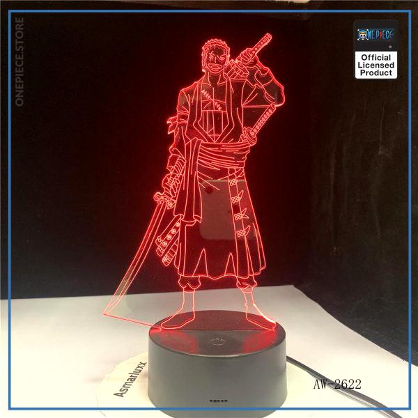 img 4 3D Led cr atif USB clairage d coratif Anime une pi ce forme tactile bouton lampe - One Piece Store