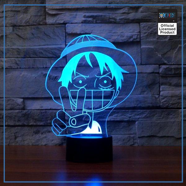 img 4 3D Luffy lampe de Table LED b b sommeil clairage color d grad Anime veilleuse chambre - One Piece Store