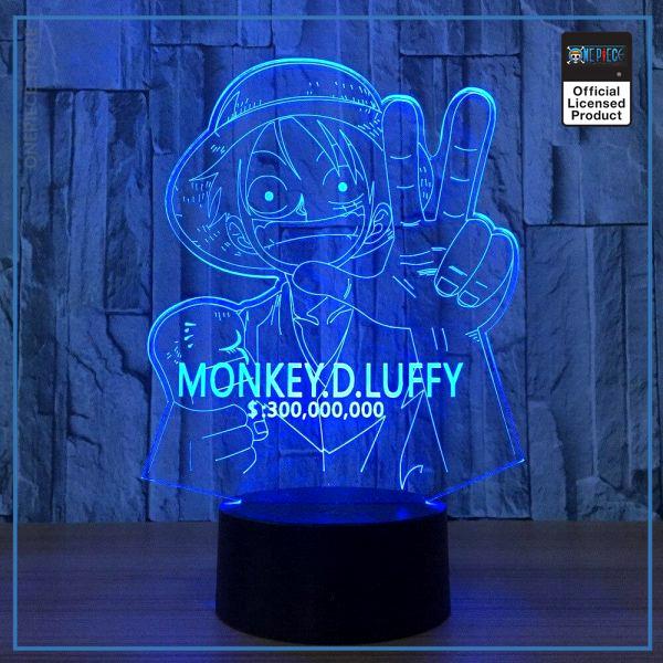 img 4 Japon une pi ce Luffy 7 couleur lampe 3D visuel LED veilleuses pour enfants cadeau tactile - One Piece Store