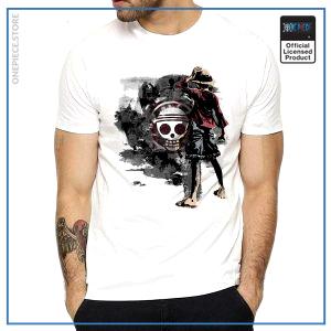 One Piece Shirt  Luffy Chinese Ink Style OP1505 S Official One Piece Merch