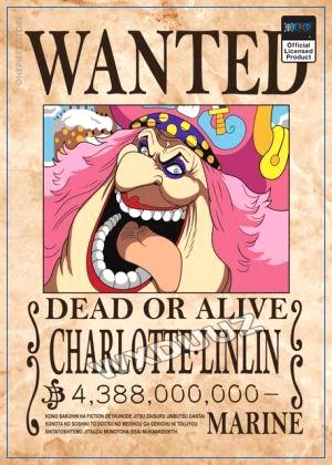 One Piece Wanted Poster  Big Mom Bounty OP1505 21cm X 30cm Official One Piece Merch