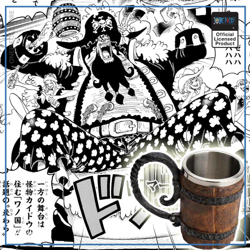 One Piece anime Mug Cup - Blackbeard Barrel official merch