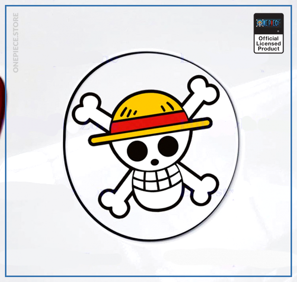 One Piece Car Sticker  Straw Hat Jolly Roger OP1505 Default Title Official One Piece Merch