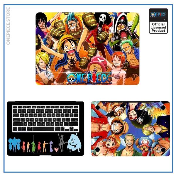 One Piece Laptop Skin  Smilling Straw Hat Pirates OP1505 Air 11 inch / A side Official One Piece Merch
