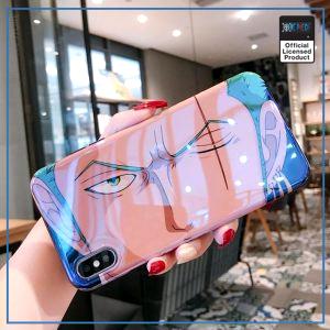One Piece iPhone Case  Zoro (Blue Ray Effect) OP1505 For iPhone 6 6S Official One Piece Merch