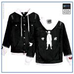 One Piece Jean Jacket  Sabo (Black) OP1505 White / S Official One Piece Merch
