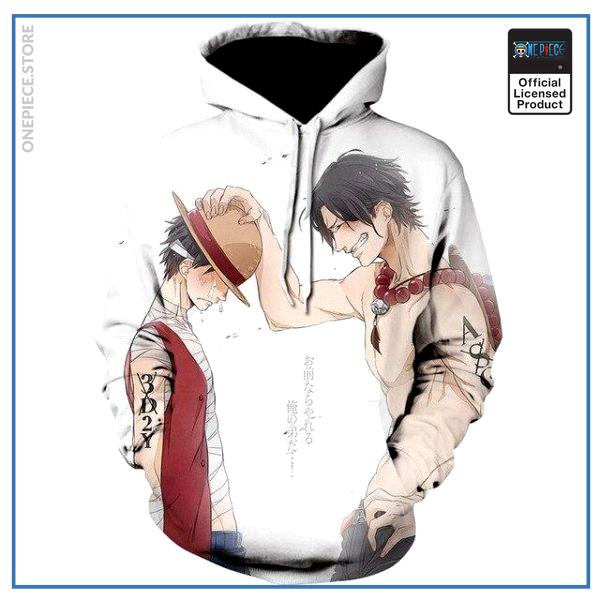 One Piece Hoodie: Ace and Luffy