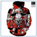 One Piece Hoodie  Captain Luffy OP1505 S Official One Piece Merch
