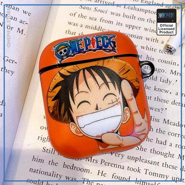 One Piece AirPod Case  Smiling Luffy OP1505 Default Title Official One Piece Merch