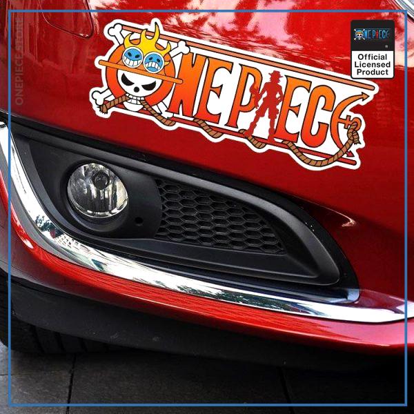 One Piece Car Sticker  Ace One Piece OP1505 Default Title Official One Piece Merch