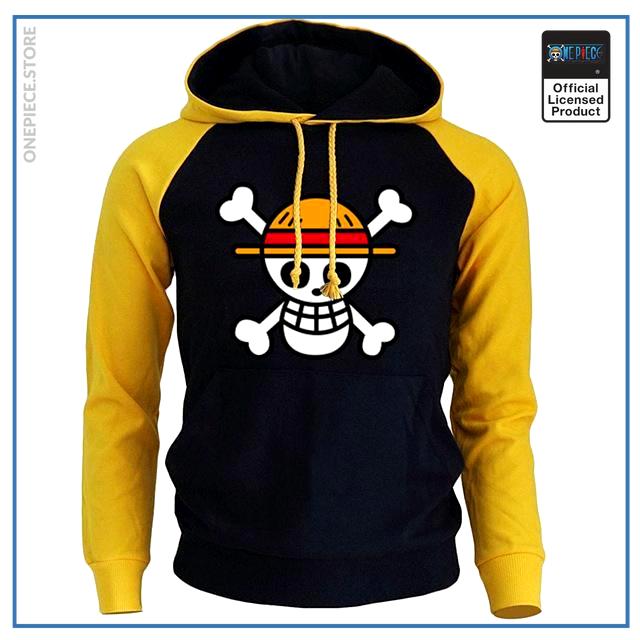 One Piece anime Hoodie Straw Hat Jolly Roger official merch | One Piece ...