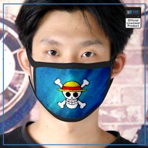 One Piece Face Mask  Straw Hat Jolly Roger OP1505 Default Title Official One Piece Merch