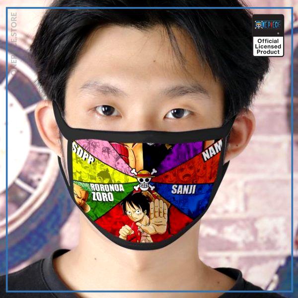One Piece Face Mask  Straw Hat Pirates OP1505 Default Title Official One Piece Merch