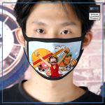 One Piece Face Mask  Chopper Luffy Zoro OP1505 Default Title Official One Piece Merch