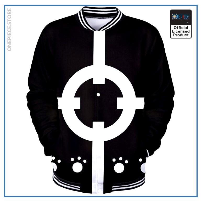 One Piece anime Jacket Navy (Grey & Black) official merch | One Piece Store