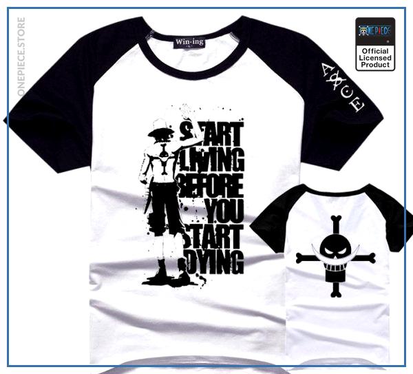 One Piece Shirt  Hiken No Ace OP1505 Black Sleeve / S Official One Piece Merch