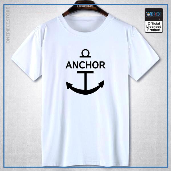 One Piece Shirt  Anchor OP1505 White / S Official One Piece Merch