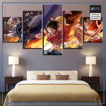 One Piece Wall Art  Luffy Ace Sabo OP1505 Small / No Frame Official One Piece Merch