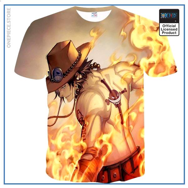 One Piece Shirt  Ace OP1505 S Official One Piece Merch