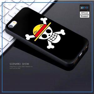 One Piece iPhone Case  Straw Hat Pirates Jolly Roger OP1505 For iPhone 5 5S SE Official One Piece Merch