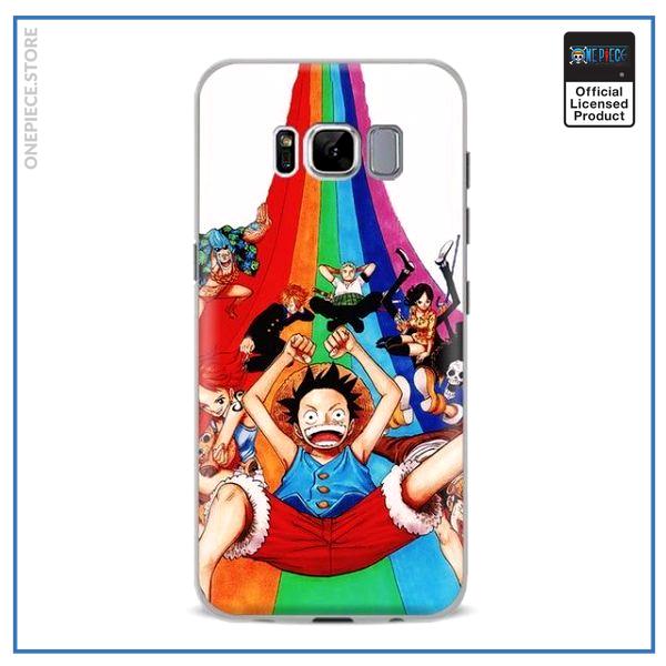 One Piece Phone Case Samsung  Rainbow Mugiwara OP1505 For Samsung S4 Official One Piece Merch
