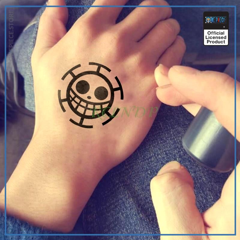 Anime One Piece Tattoo Stickers Trafalgar D Water Law Tattoos Cosplay  Accessory | Shopee Philippines