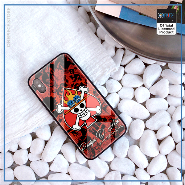 One Piece iPhone Case  Ace Jolly Roger OP1505 For iPhone 6, 6S Official One Piece Merch