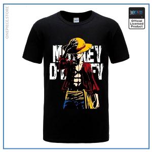 One Piece Shirt  Monkey D Luffy OP1505 Black / S Official One Piece Merch