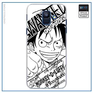 One Piece Phone Case Samsung  Luffy Wanted OP1505 for A6 2018 Official One Piece Merch