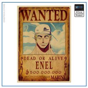 One Piece Wanted Poster  Enel Bounty OP1505 Default Title Official One Piece Merch