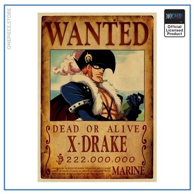 One Piece Wanted Poster  X Drake Bounty OP1505 Default Title Official One Piece Merch