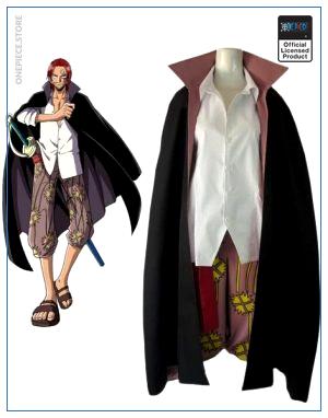 One Piece Costume  Shanks Costume OP1505 Male Size / S Official One Piece Merch