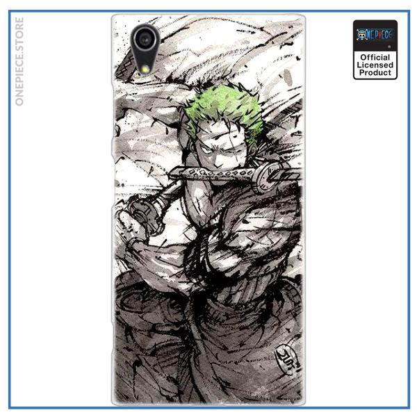 One Piece Sony Case  Zoro Ink Style OP1505 for Xperia L3 Official One Piece Merch