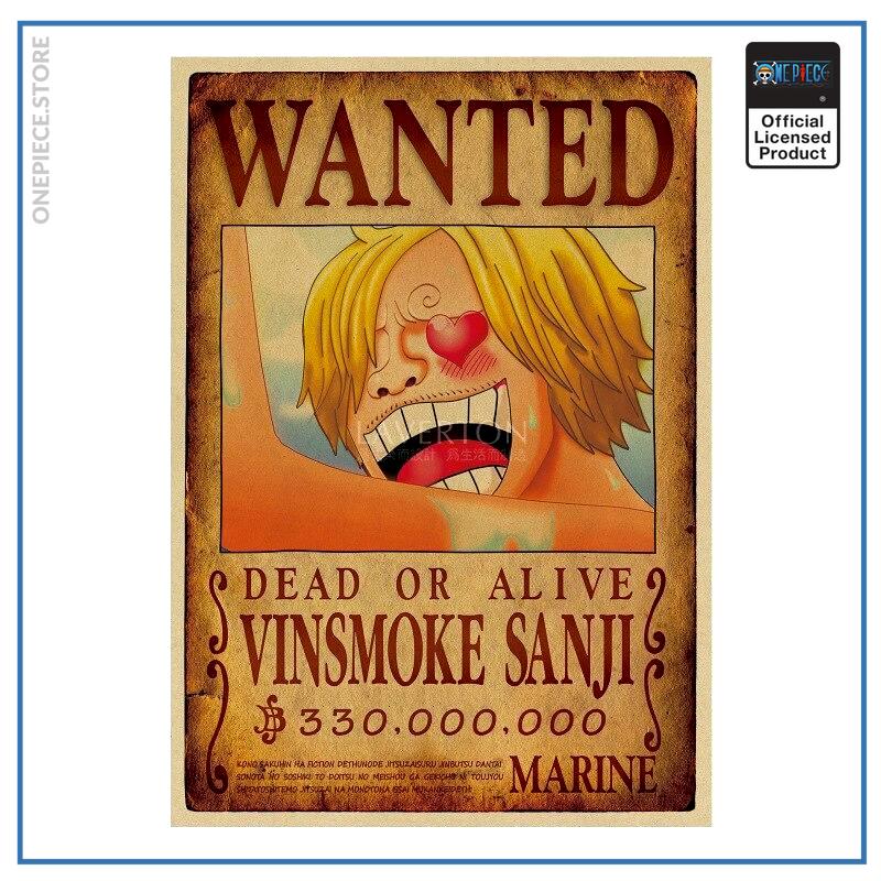 ONE PIECE WANTED: Dead or Alive Poster: Sanji ( Official Licensed