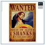 One Piece Wanted Poster  Red Hair Shanks Bounty OP1505 Default Title Official One Piece Merch
