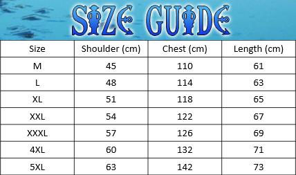 size guide polar jacket
