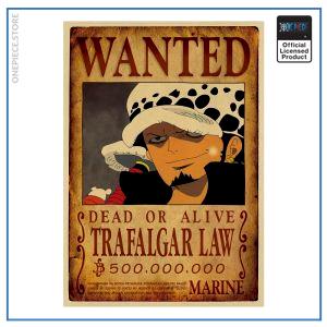 One Piece Wanted Poster Trafalgar Law Bounty OP1505 Заглавие по подразбиране Официален One Piece Merch